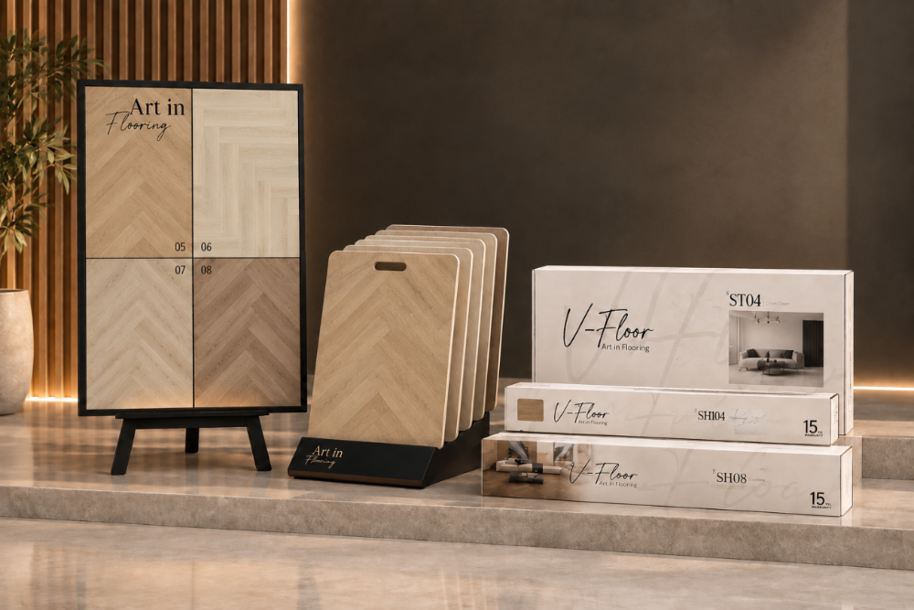 V-Floor PVC-vloeren en presentatiepanelen