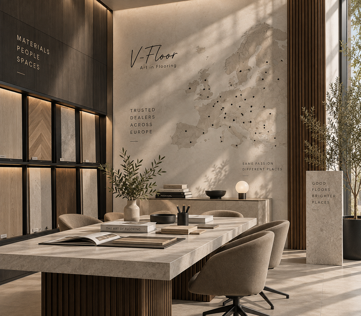 V-Floor collectie bij een geselecteerde vloerdealer