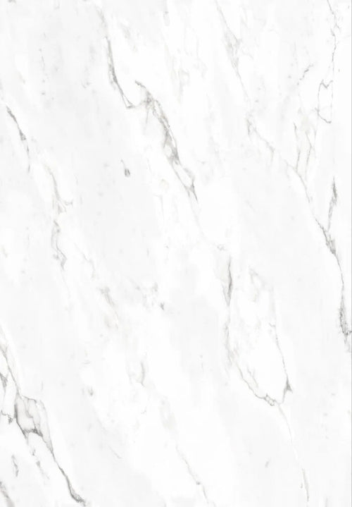 V-Floor ST01 witte marmerlook dryback lvt tegel met grijze aders